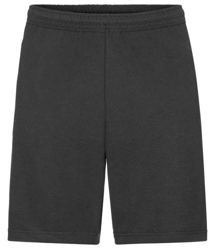 Fruit Loom Lightweight Shorts - Black - L